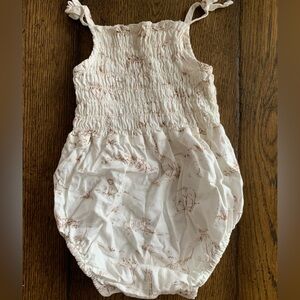 Rylee + Cru Cream and Brown Kids Bodysuit